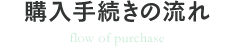 購入手続きの流れ